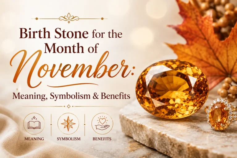 Birth Stone for the Month of November: Meaning, Symbolism & Benefits
