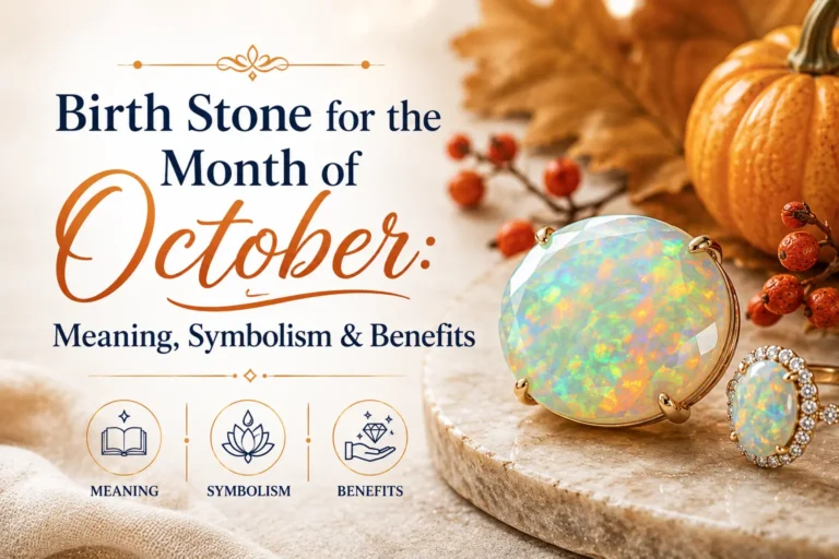 Birth Stone for the Month of October: Meaning, Symbolism & Benefits