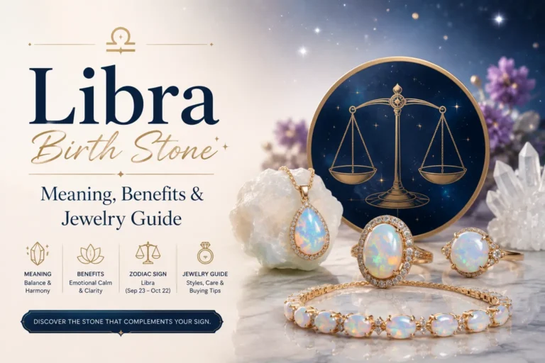 Libra Birth Stone Meaning, Benefits & Jewelry Guide