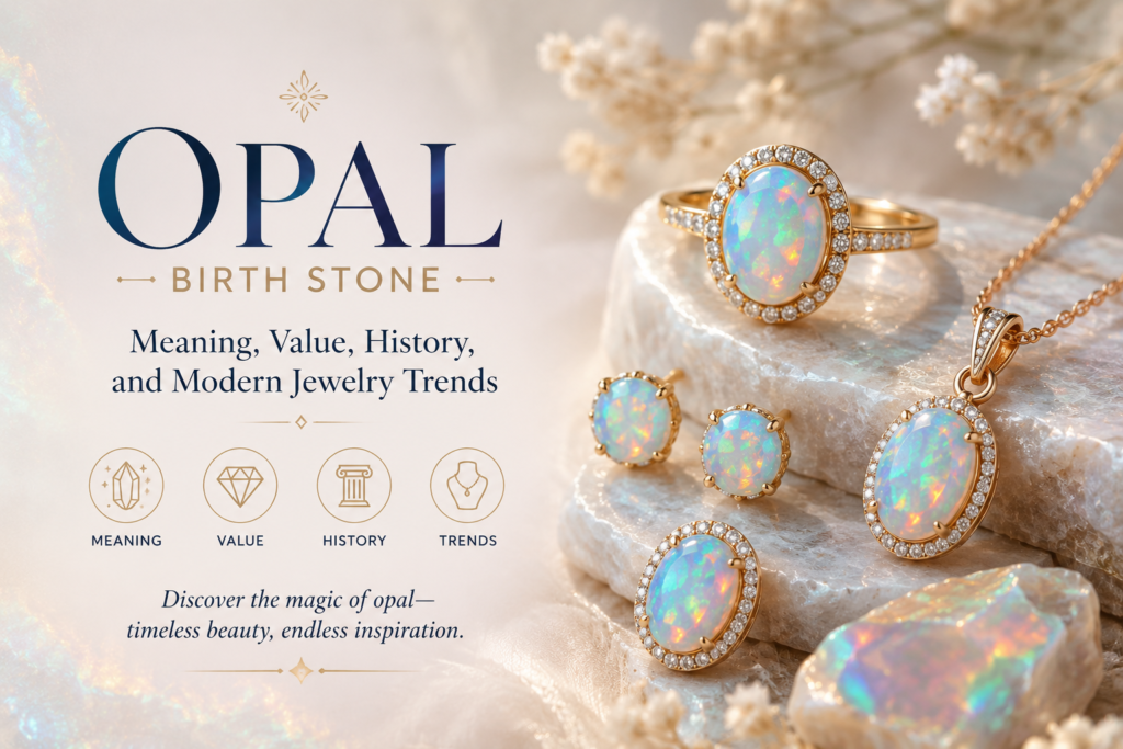 Opal Birth Stone: Meaning, Value, History, and Modern Jewelry Trends