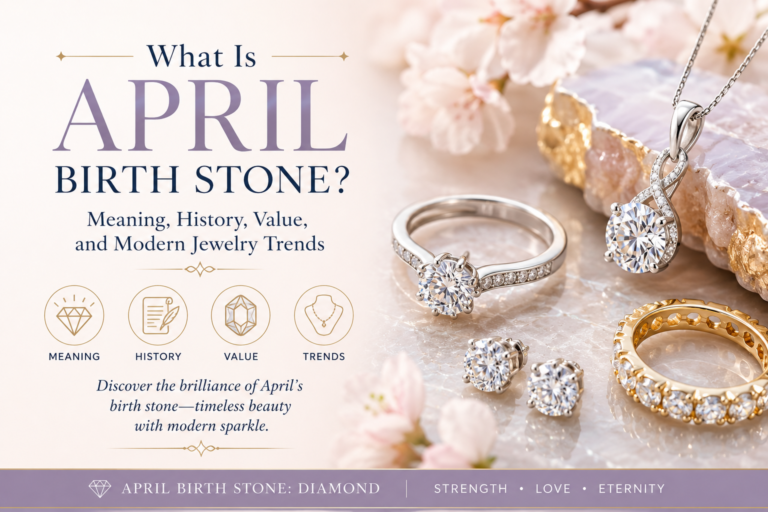 What Is April Birth Stone? Meaning, History, Value, and Modern Jewelry Trends for this