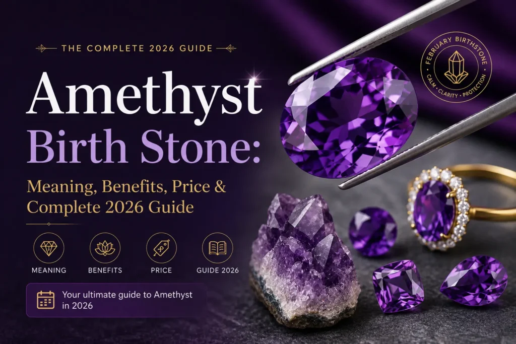 Amethyst Birth Stone: Meaning, Benefits, Price & Complete 2026 Guide
