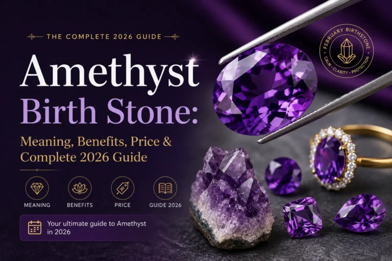 Amethyst Birth Stone: Meaning, Benefits, Price & Complete 2026 Guide