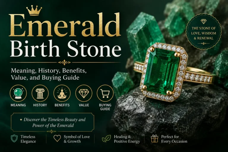 Emerald Birth Stone: Meaning, History, Benefits & Buying Guide (2026)