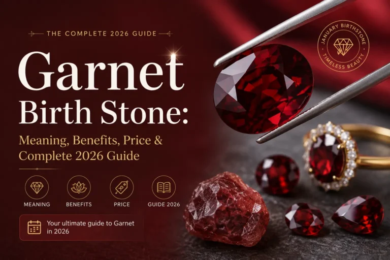 Garnet Birth Stone: Meaning, Benefits, Price & Complete 2026 Guide