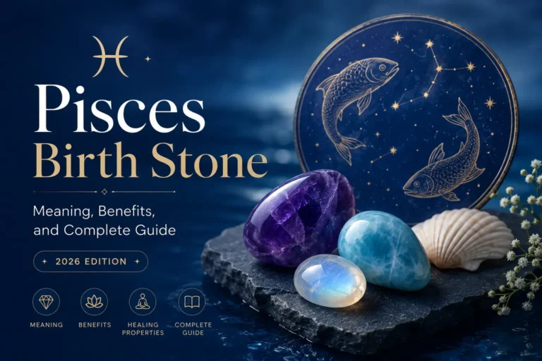 Pisces Birth Stone: Meaning, Benefits, History & Real Market Guide Pisces Birth Stone: Meaning, Benefits, and Complete Guide (2026 Edition)