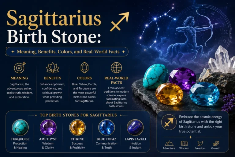 Sagittarius Birth Stone: Meaning, Benefits, Colors, and Real-World Facts