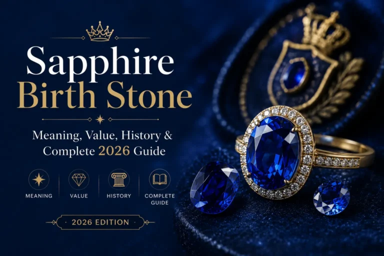 Sapphire Birth Stone: Meaning, Benefits, Price, and Real Facts Sapphire Birth Stone: Meaning, Value, History & Complete 2026 Guide