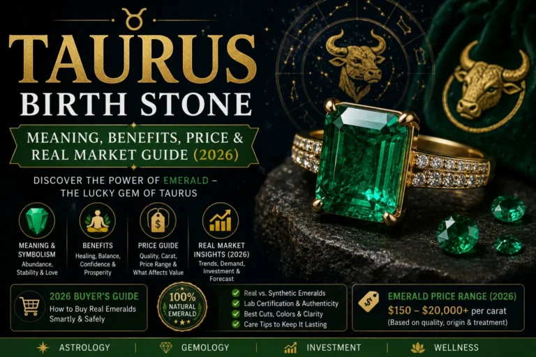Taurus Birth Stone: Meaning, Benefits, Price & Real Market Guide Taurus Birth Stone: Meaning, Benefits, Price & Real Market Guide (2026)